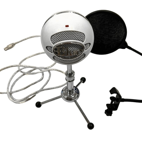 Blue Snowball Microphone & Pop Guard - Picture 13 of 13